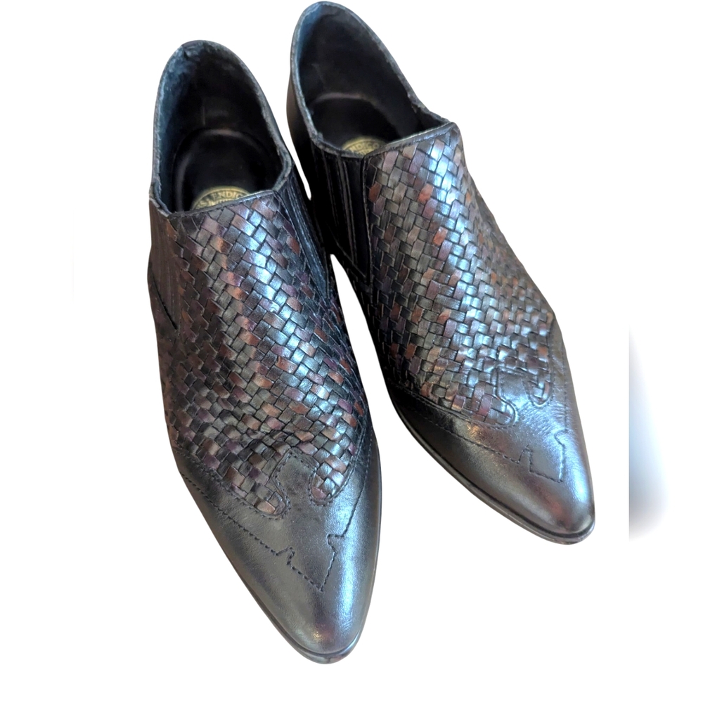 Vintage Leather Endicott Johnson Madison wingtip shoes 7.5